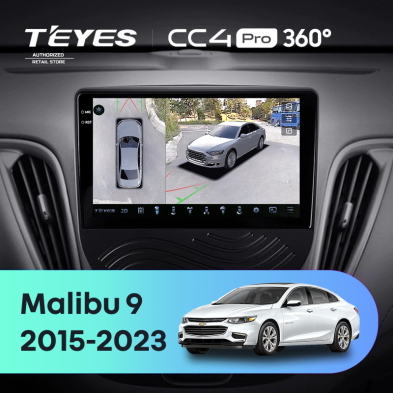 Штатная магнитола Teyes CC4 Pro 360 8/128 Chevrolet Malibu 9 (2015-2023) F2