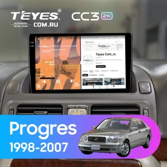 Штатная магнитола Teyes CC3 2K 6/128 Toyota Progres (1998-2007)