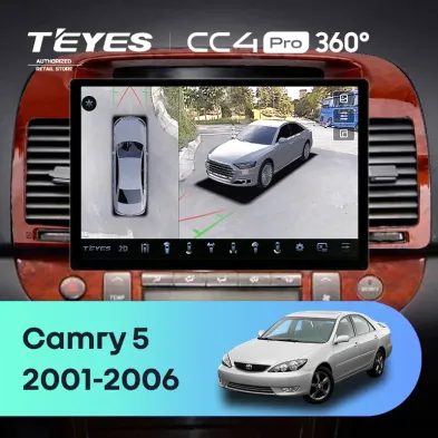 Штатная магнитола Teyes CC4 Pro 360 8/128 Toyota Camry 5 XV 30 (2001-2006) Тип-B (13")