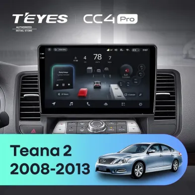 Штатная магнитола Teyes CC4 Pro 12/256 Nissan Teana J32 (2008-2013) Тип-A
