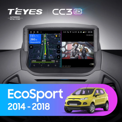 Штатная магнитола Teyes CC3 2K 4/32 Ford EcoSport (2014-2018)