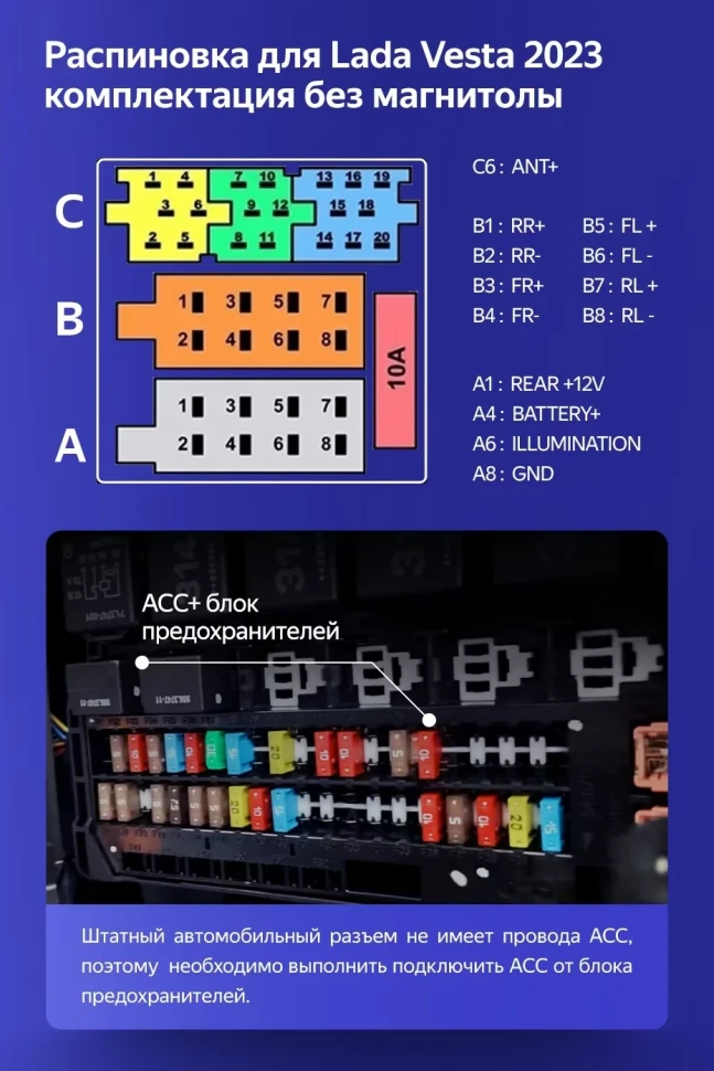 Штатная магнитола Teyes CC3 2K 360 6/128 Lada Vesta (2023-2026) F2 Тип-A (13")