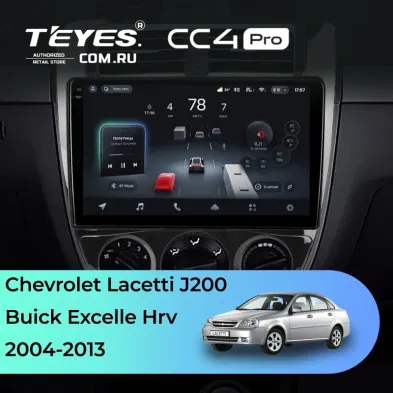 Штатная магнитола Teyes CC4 Pro 12/256 Chevrolet Lacetti J200 (2004-2013) F3