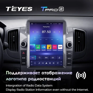 Штатная магнитола Tesla style Teyes TPRO 2 4/32 Kia Cerato 2 TD (2008-2013) F2