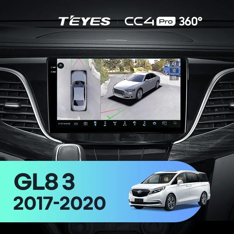Штатная магнитола Teyes CC4 Pro 360 8/128 Buick GL8 3 (2017-2020)