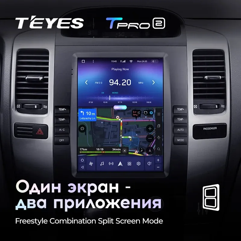 Штатная магнитола Tesla style Teyes TPRO 2 4/64 Lexus GX470 (2002-2009) Тип-B