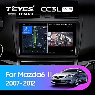 Штатная магнитола Teyes CC3L WiFi 2/32 Mazda 6 GG (2002-2007)