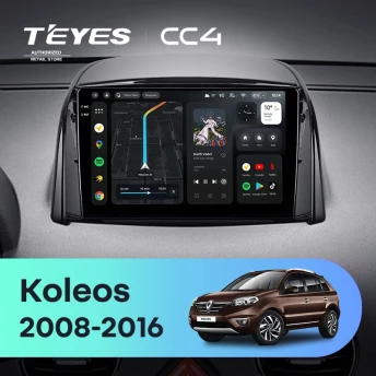 Штатная магнитола Teyes CC4 8/128 Renault Koleos (2008-2016) Тип-B