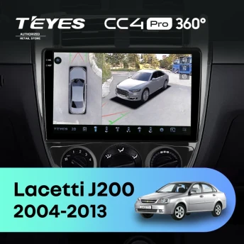 Штатная магнитола Teyes CC4 Pro 360 8/128 Chevrolet Lacetti J200 (2004-2013) F3