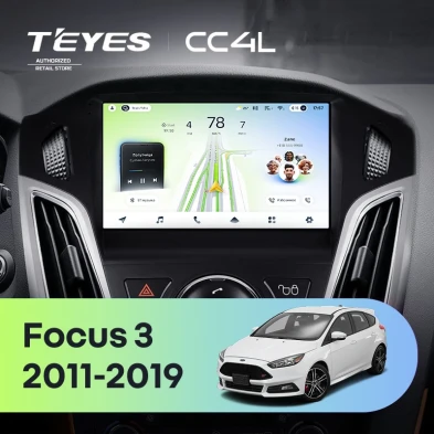 Штатная магнитола Teyes CC4L 6/64 Ford Focus 3 (2011-2019)