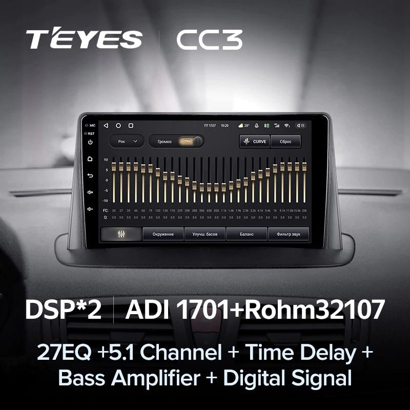 Штатная магнитола Teyes CC3 4/32 Renault Megane 3 (2008-2014)