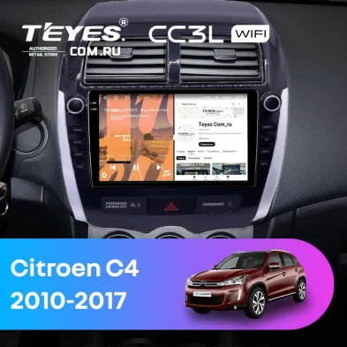 Штатная магнитола Teyes CC3L WiFi 2/32 Citroen C4 Aircross (2010-2017) Тип-B (9")