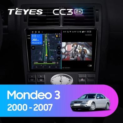 Штатная магнитола Teyes CC3 2K 4/32 Ford Mondeo 3 (2000-2007) F1
