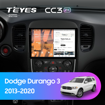 Штатная магнитола Teyes CC3 2K 360 6/128 Dodge Durango 3 (2013-2020)