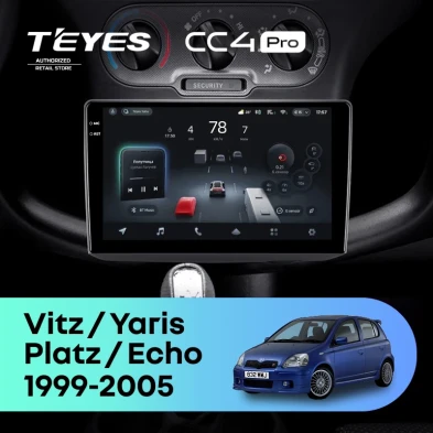 Штатная магнитола Teyes CC4 Pro 12/256 Toyota Platz (1999-2005) F1