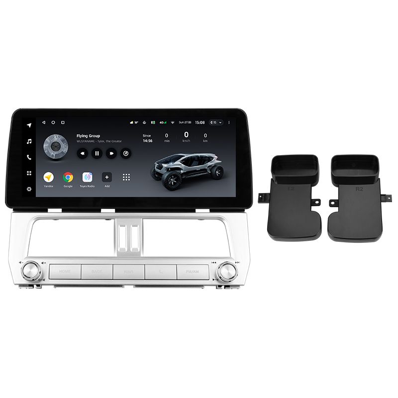 Переходная рамка Toyota Land Cruiser Prado 150 (2018-2020) (12,3")