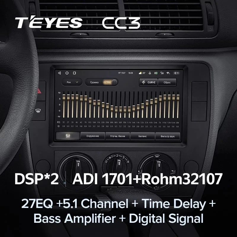 Штатная магнитола Teyes CC3 4/32 Volkswagen Passat B5 (2000-2005)