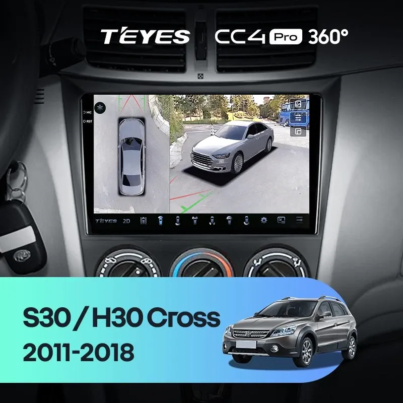 Штатная магнитола Teyes CC4 Pro 360 8/128 Dongfeng S30 H30 Cross (2011-2018)