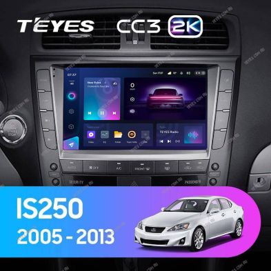 Штатная магнитола Teyes CC3 2K 360 6/128 Lexus IS250 XE20 (2005-2013) (Hm) Тип-B