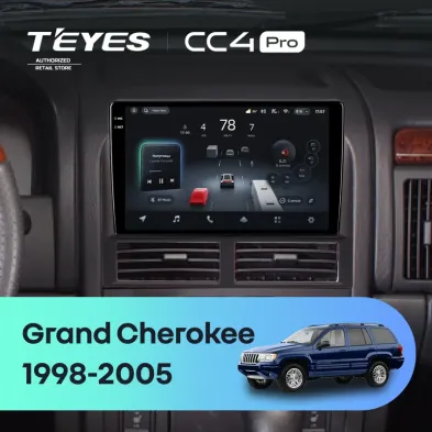 Штатная магнитола Teyes CC4 Pro 12/256 Jeep Grand Cherokee 2 WJ (1998-2005)