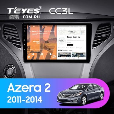Штатная магнитола Teyes CC3L 4/32 Hyundai Azera 2 (2011-2014)