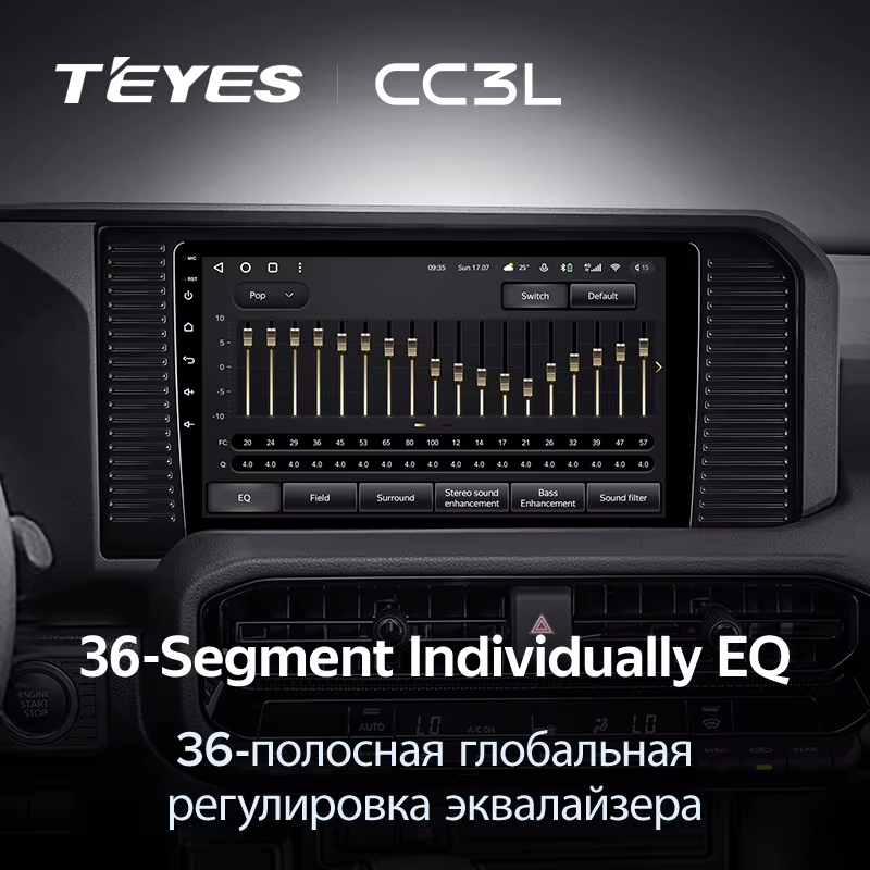 Штатная магнитола Teyes CC3L 4/64 Toyota Land Cruiser Prado J250 2024