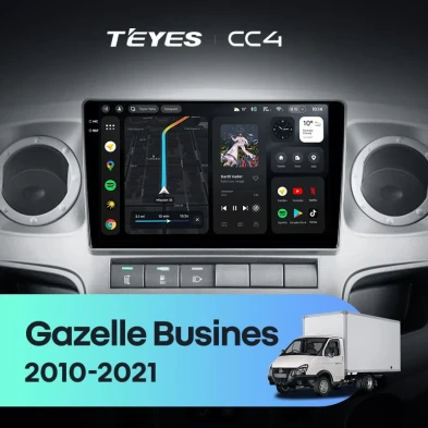 Штатная магнитола Teyes CC4 6/64 для GAZ Gazelle Busines (2010-2021) F2
