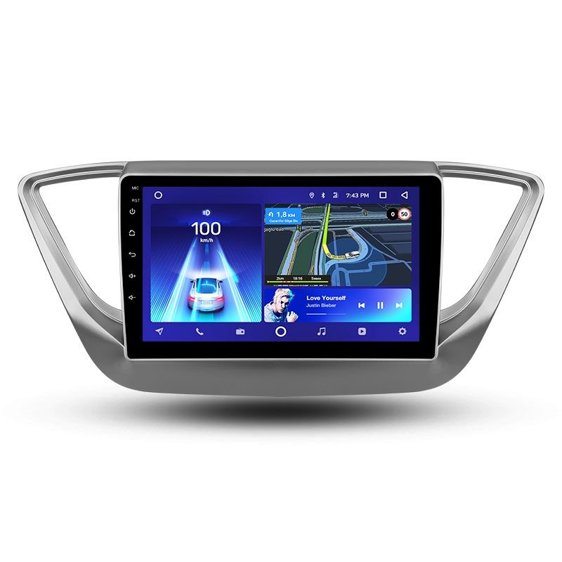 Переходная рамка Hyundai Solaris 2 (2017-2020) F1 Тип-B (9&quot;)