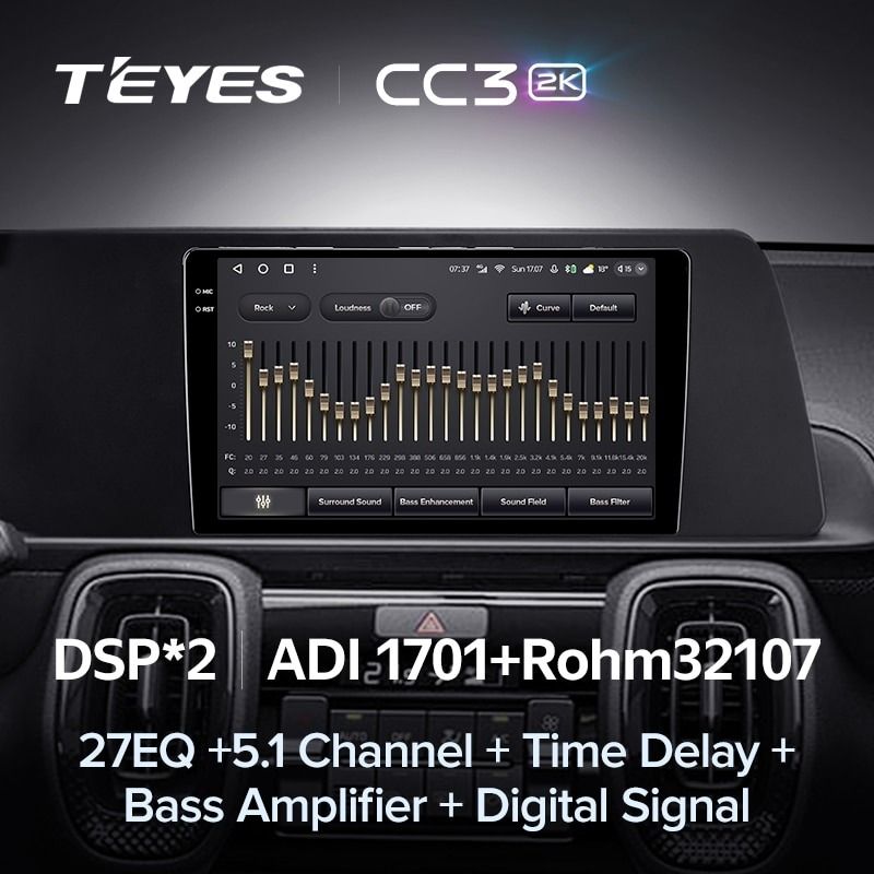 Штатная магнитола Teyes CC3 2K 6/128 Kia Sonet (2020-2022)