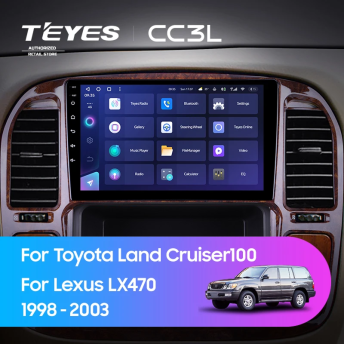 Штатная магнитола Teyes CC3L 4/32 Toyota Land Cruiser 100 (1998-2003) F4