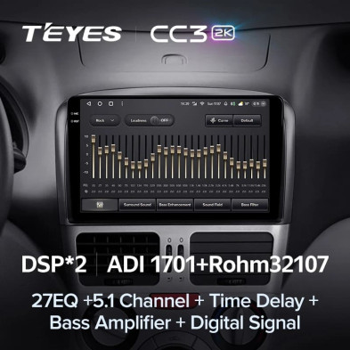 Штатная магнитола Teyes CC3 2K 4/64 Chery Fulwin 2 (2010-2012) F2
