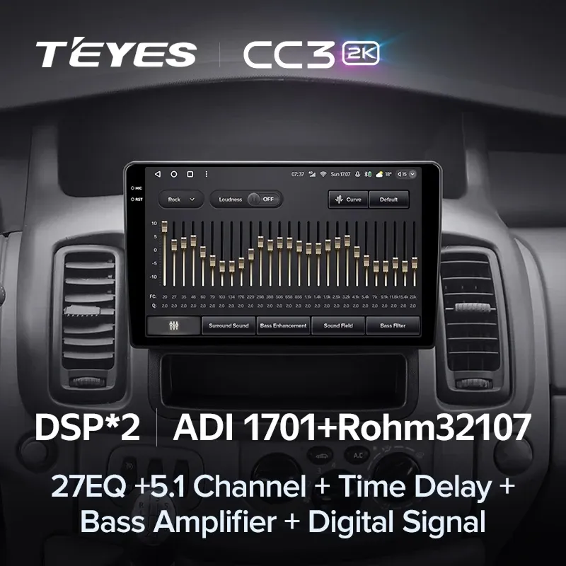 Штатная магнитола Teyes CC3 2K 4/32 Nissan Primastar (2006-2014) Тип-C