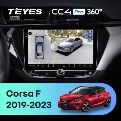 Штатная магнитола Teyes CC4 Pro 360 12/256 Opel Corsa F (2019-2023)