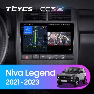 Штатная магнитола Teyes CC3 2K 6/128 Lada Niva Legend (2021-2023)