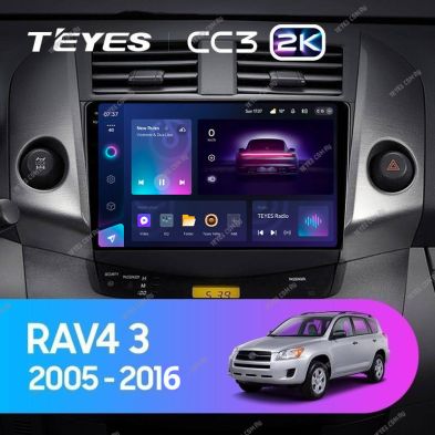 Штатная магнитола Teyes CC3 2K 4/32 Toyota RAV4 3 XA30 (2005-2016) F1 9"