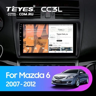 Штатная магнитола Teyes CC3L 4/64 Mazda 6 2 GH (2007-2012)