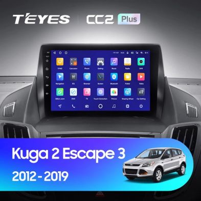 Штатная магнитола Teyes CC2 Plus 4/64 Ford Kuga 2 (2012-2019) Тип-A