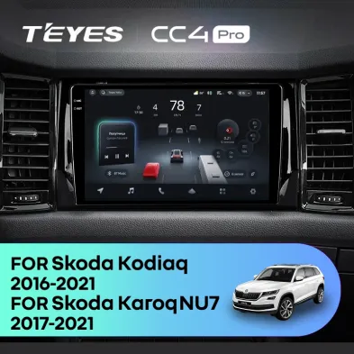 Штатная магнитола Teyes CC4 Pro 8/128 Skoda Kodiaq (2016-2021) F2