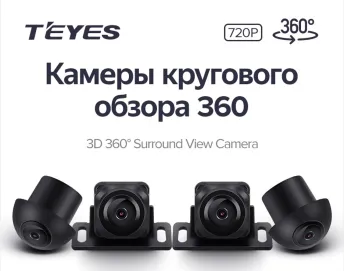 Камеры кругового обзора TEYES 3D 360 720P