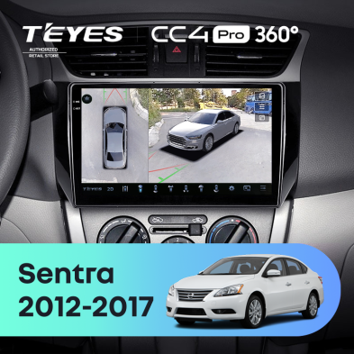 Штатная магнитола Teyes CC4 Pro 360 8/128 Nissan Sentra B17 (2012-2017)
