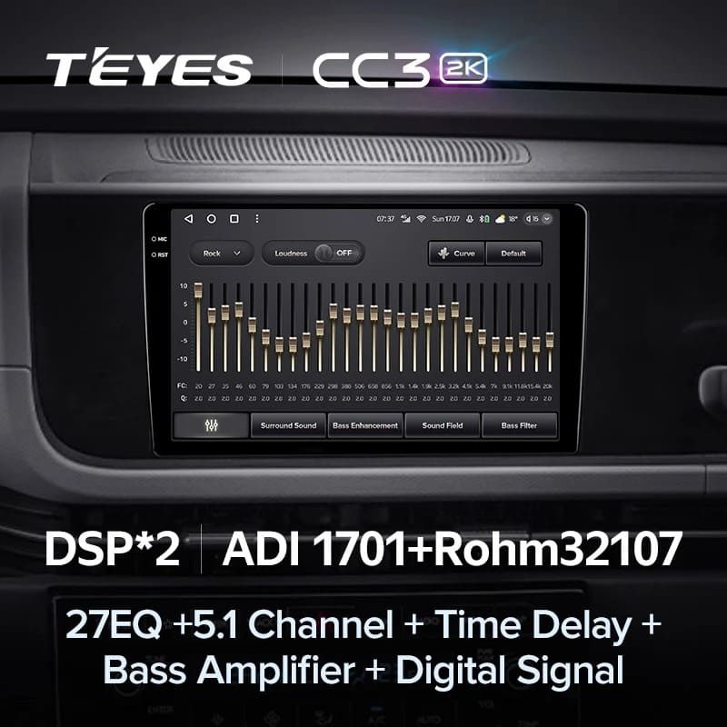 Штатная магнитола Teyes CC3 2K 4/32 Hyundai Creta 2 IX25 2024