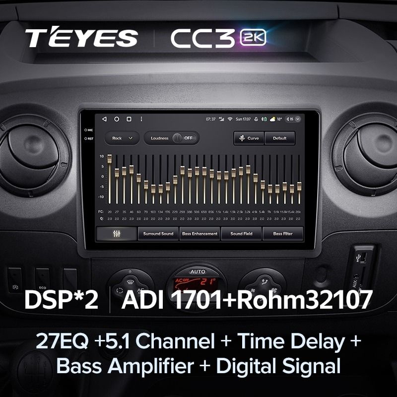 Штатная магнитола Teyes CC3 2K 4/64 Opel Movano 2 (2010-2019) F2