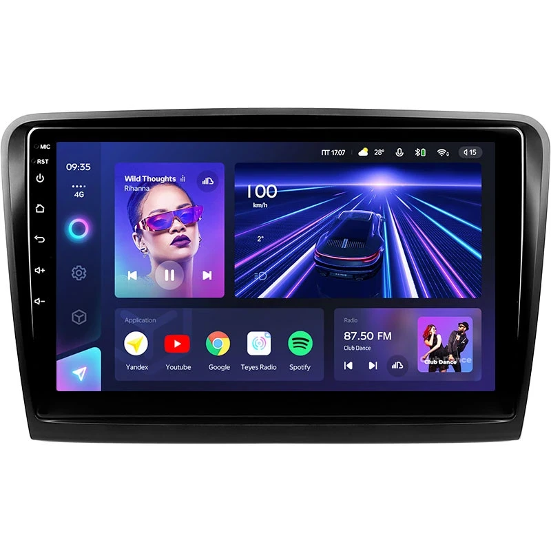 Штатная магнитола Teyes CC3 4/32 Skoda Superb 2 B6 (2008-2015)