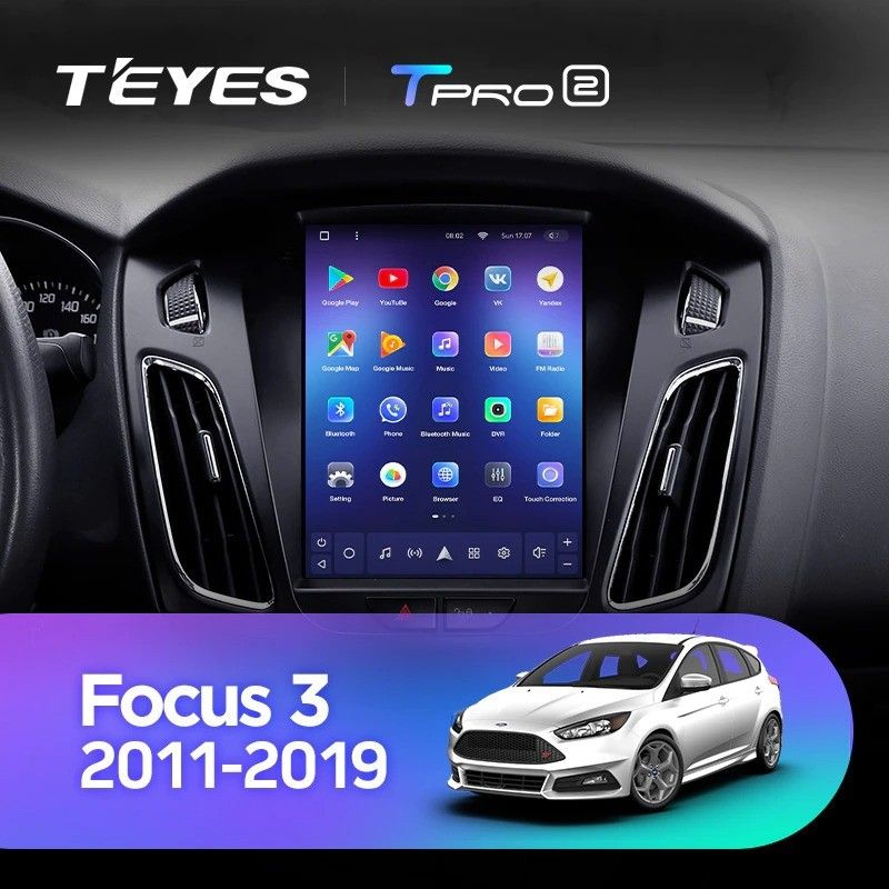 Штатная магнитола Tesla style Teyes TPRO 2 4/32 Ford Focus 3 Mk 3 (2011-2019)