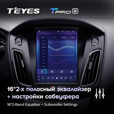 Штатная магнитола Tesla style Teyes TPRO 2 4/32 Ford Focus 3 Mk 3 (2011-2019)