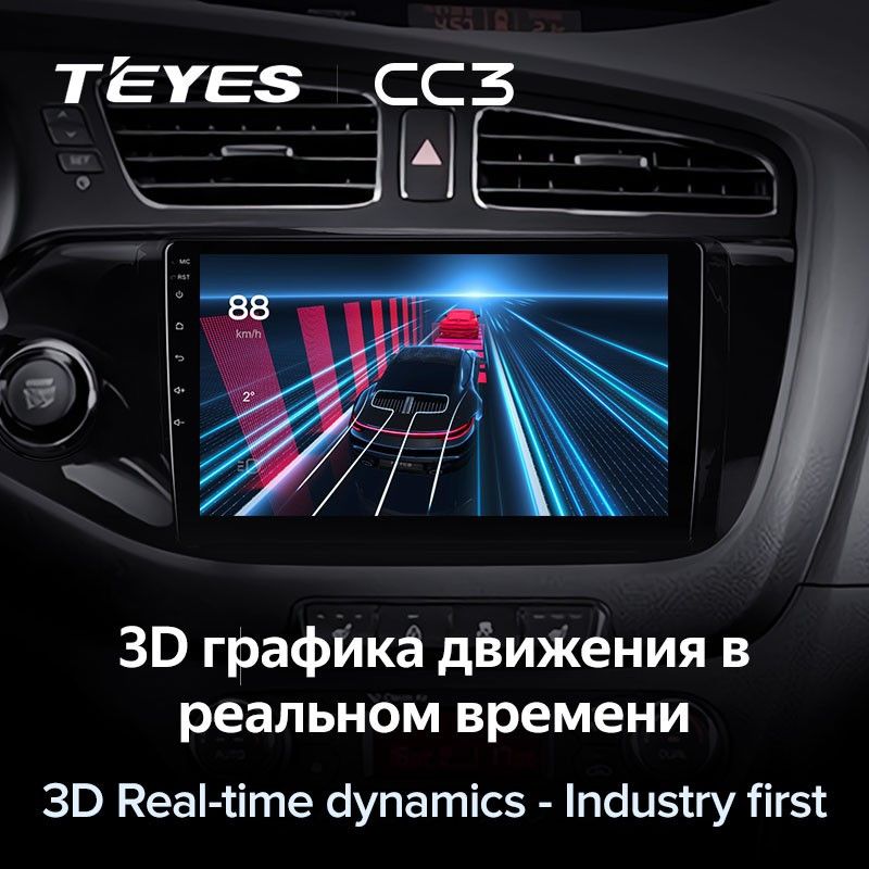Штатная магнитола Teyes CC3 6/128 Kia Ceed 2 JD (2012-2018)