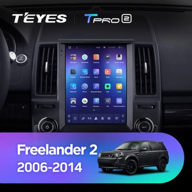 Штатная магнитола Tesla style Teyes TPRO 2 4/32 Land Rover Freelander 2 (2006-2012) Тип-A