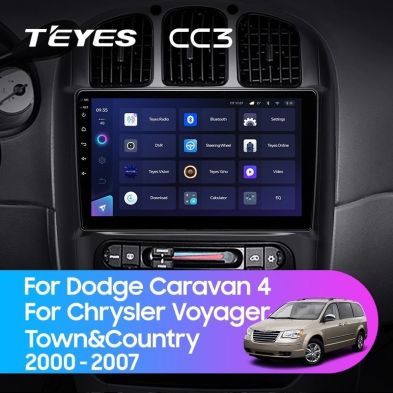 Штатная магнитола Teyes CC3 4/32 Chrysler Town & Country 4 RS (2000-2007) Тип-B