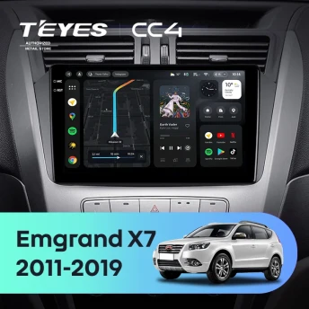 Штатная магнитола Teyes CC4 8/128 Geely Emgrand X7 1 GX7 EX7 (2011-2019)