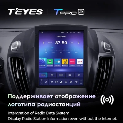 Штатная магнитола Tesla style Teyes TPRO 2 4/32 Ford Kuga 2 (2012-2019)